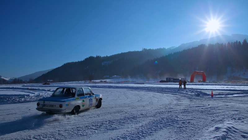 Illustration for article titled BMW Went Ice Racing With A 2002 TI